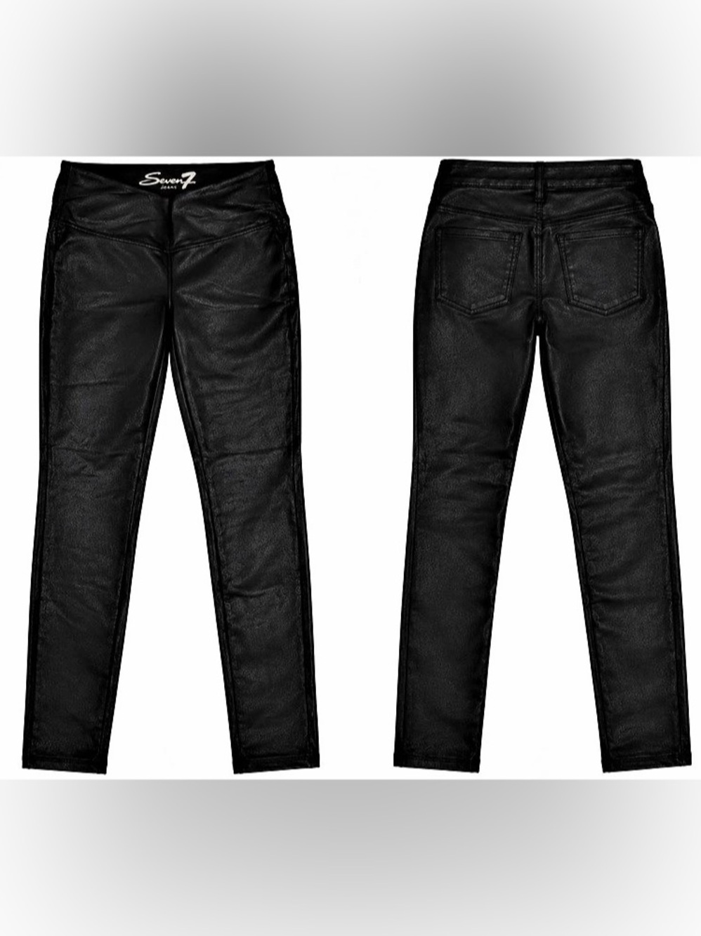 Seven7 Faux Leather Leggings Black Size Small